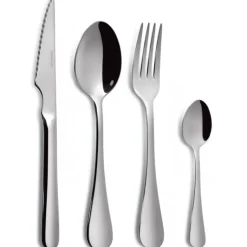 COMAS Ménagère 24 Pièces avec Couteaux à Steak SEVILLA S Inox 18% Outlet
