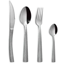 COMAS Ménagère 24 pièces Cheese (martelé) Inox 18% 3 mm Clearance