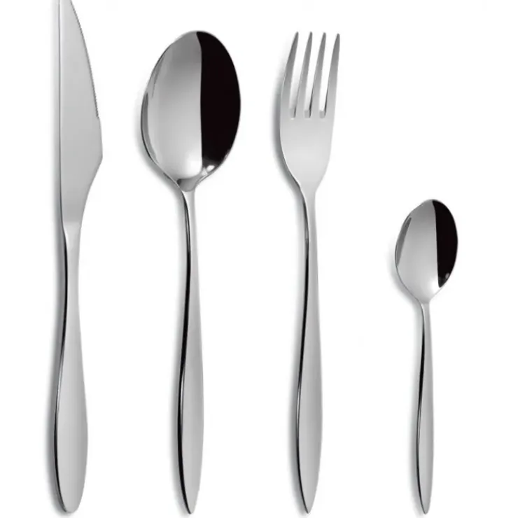 COMAS Ménagère 24 pièces Mia Inox 18% 3 mm Hot