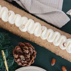 SCRAPCOOKING Moule à Bûche de Noël XXL Inox 45 cm Best