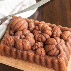 NORDIC WARE Moule à Cake Citrouille Bronze