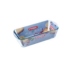 PYREX Moule à Cake en Verre 28 cm 1,5 L Bake & Enjoy Hot