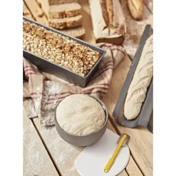 DE BUYER Moule à Cake Plié Anti Adhésif 25 x 10 cm x H 7 cm