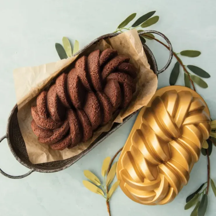 NORDIC WARE Moule à Cake Torsadé Gold Hot