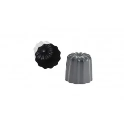 DE BUYER Moule à Cannelés Anti Adhésif Ø 5,5 cm x H 5,5 cm (x4) Hot