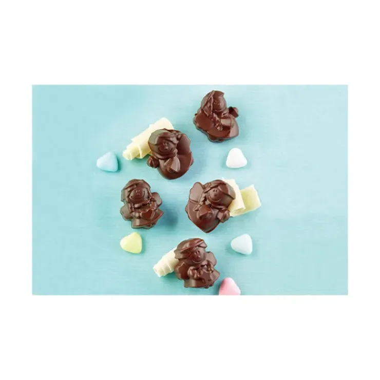 EASY CHOC Moule à Chocolat 12 Anges - Silicone Spécial Chocolat Best