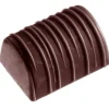 CHOCOLATE WORLD Moule à chocolat 24 Bonbons Rectangle décors striés