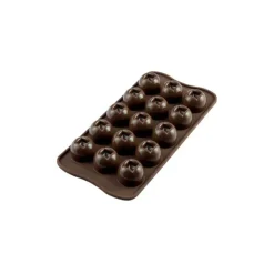 EASY CHOC Moule à Chocolat 15 Boules - Silicone Spécial Chocolat Discount