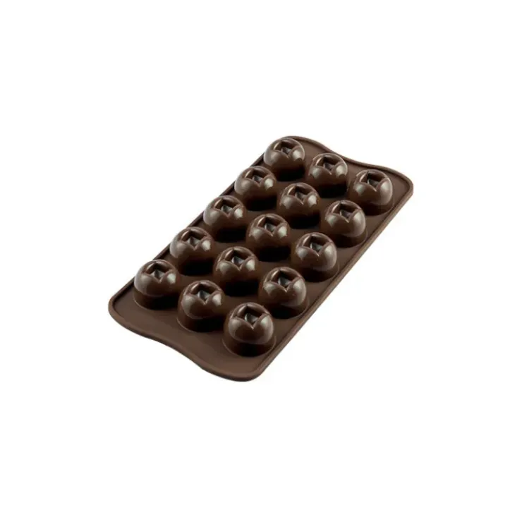 EASY CHOC Moule à Chocolat 15 Boules - Silicone Spécial Chocolat Discount
