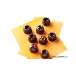 EASY CHOC Moule à Chocolat 15 Boules - Silicone Spécial Chocolat Discount