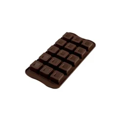 EASY CHOC Moule à Chocolat 15 Carrés - Silicone Spécial Chocolat New