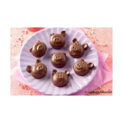 EASY CHOC Moule à Chocolat 15 Cochons - Silicone Spécial Chocolat New