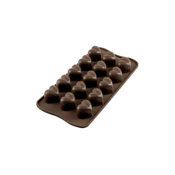 EASY CHOC Moule à Chocolat 15 Coeurs - Silicone Spécial Chocolat Sale