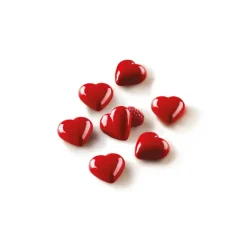 EASY CHOC Moule à Chocolat 12 Cœurs Bombés - Silicone Spécial Chocolat Hot