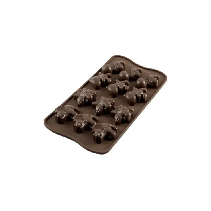 EASY CHOC Moule à Chocolat 12 Dinosaures - Silicone Spécial Chocolat Best