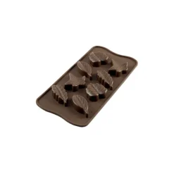 EASY CHOC Moule à Chocolat 8 Feuilles - Silicone Spécial Chocolat Discount