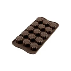 EASY CHOC Moule à Chocolat 15 Fleurs - Silicone Spécial Chocolat Online