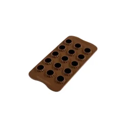 SILIKOMART Moule à Chocolat 15 Sphères Torsadées Easy Choc - Silicone Spécial Chocolat Hot