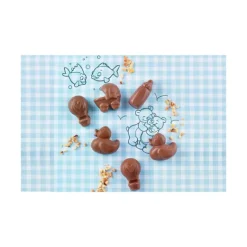 EASY CHOC Moule à Chocolat 12 Sujets Bébé - Silicone Spécial Chocolat New