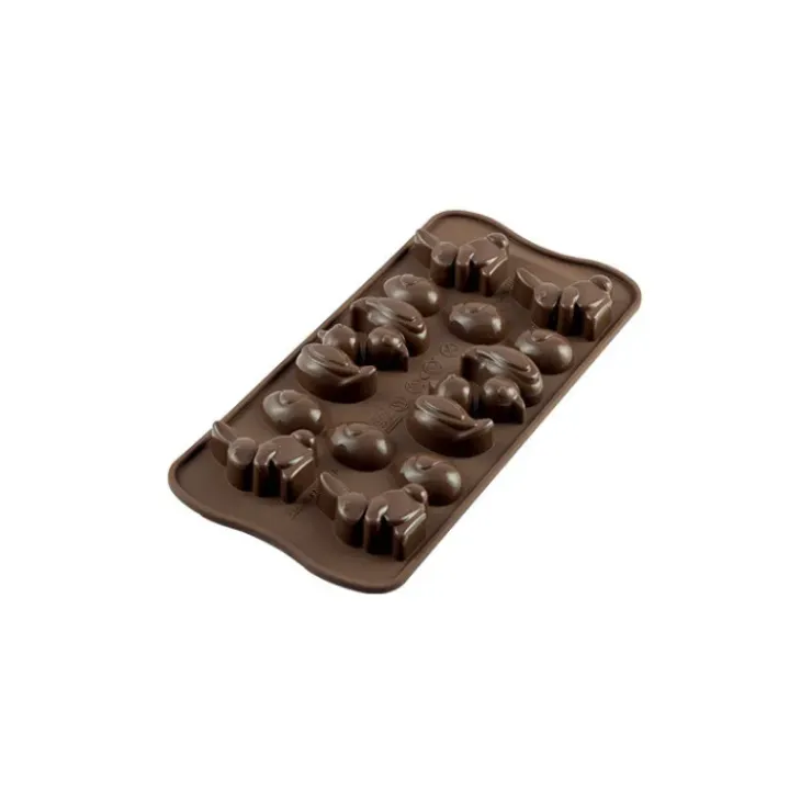 EASY CHOC Moule à Chocolat 14 Sujets de Pâques - Silicone Spécial Chocolat Clearance