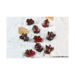 SILIKOMART Moule à Chocolat 15 Sujets Noël Easy Choc - Silicone Spécial Chocolat Online