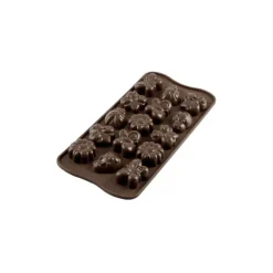 EASY CHOC Moule à Chocolat 15 Sujets Spring Life - Silicone Spécial Chocolat New