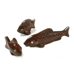 BARRY Moule à Chocolat Assortiment Poissons 245 et 110 mm (x6) New
