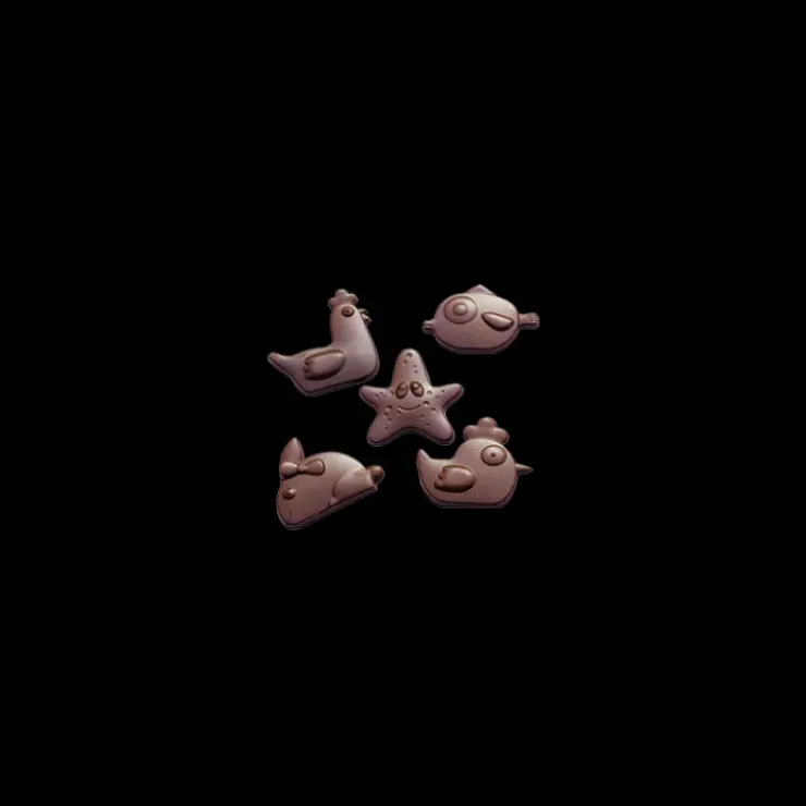 BARRY Moule à Chocolat Friture Animaux x15 Sale