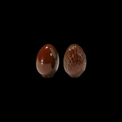 BARRY Moule à Chocolat Oeuf 10 cm Strié (x4)