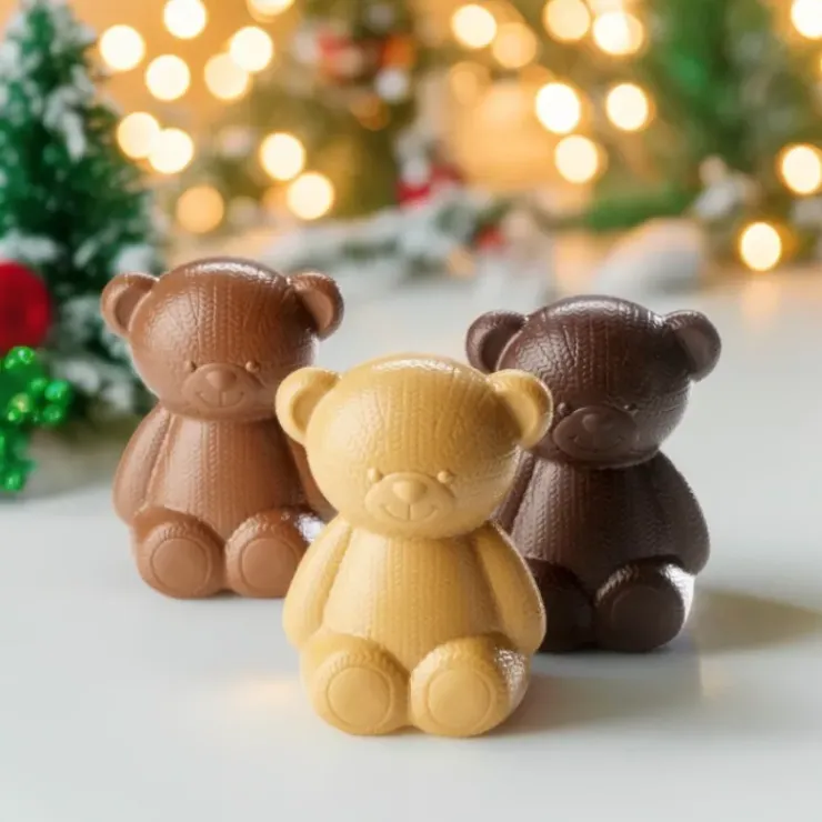 BARRY Moule à Chocolat Ours Tricot 12 cm New