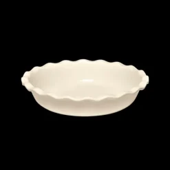 EMILE HENRY Moule à Clafoutis en Céramique Ø 26 cm Argile Hot