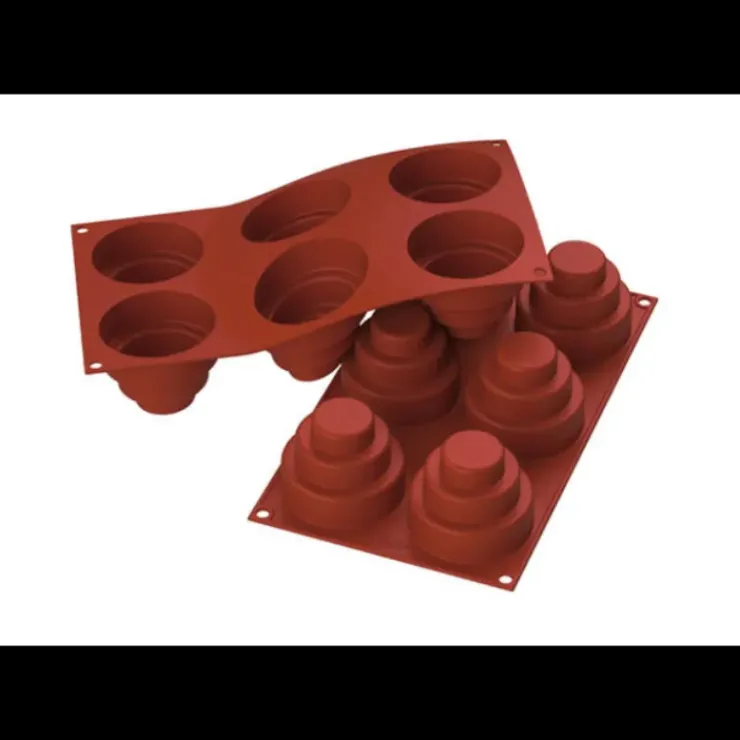 MALLARD FERRIERE Moule 6 Dômes à Etages en silicone Best