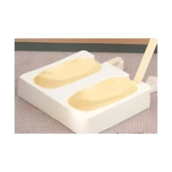 SILIKOMART Moule à Glace Silicone 2 x 2 Esquimaux 90 ml avec bâtonnets New