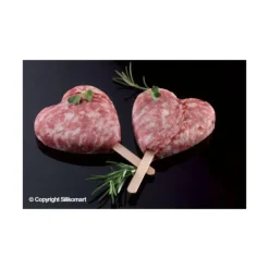 SILIKOMART Moule à glace silicone Coeur 8 empreintes avec bâtonnets New