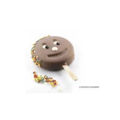 SILIKOMART Moule à glace silicone Smile 8 empreintes avec bâtonnets Discount