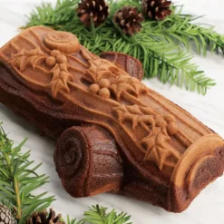 NORDIC WARE Moule à Gâteau Bûche de Noël Silver Best