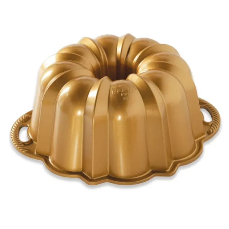 NORDIC WARE Moule à Gâteau Bundt Anniversaire Gold 2,5 L Hot