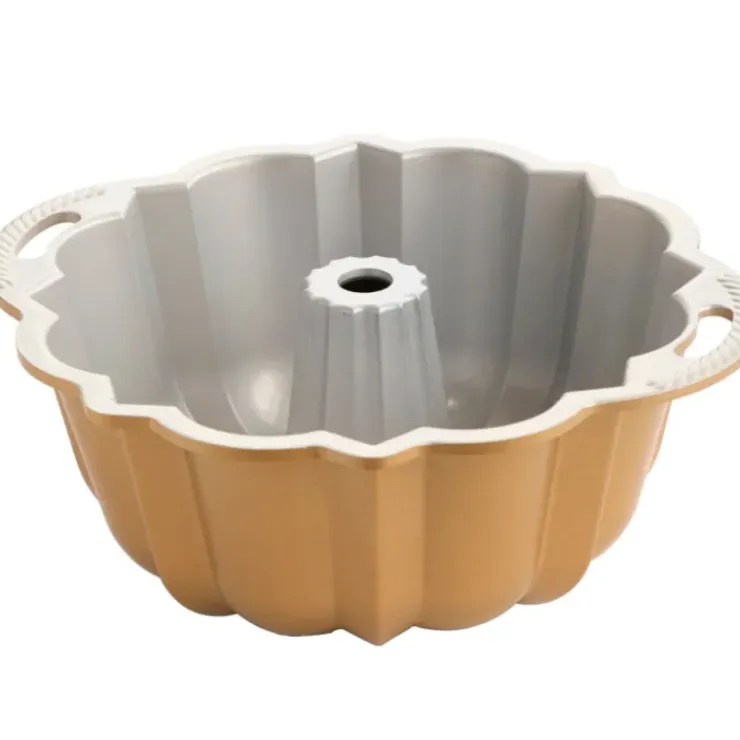 NORDIC WARE Moule à Gâteau Bundt Anniversaire Gold 2,5 L Hot