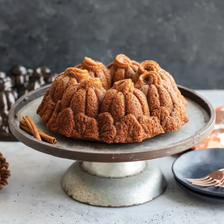 NORDIC WARE Moule à Gâteau Bundt Citrouille Bronze Online
