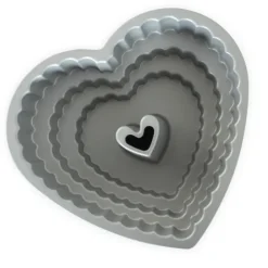 NORDIC WARE Moule à Gâteau Bundt Cœur 3 Étages Toffee Clearance