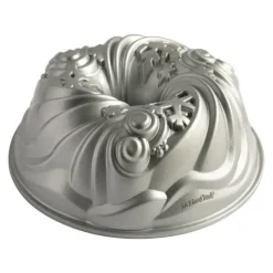 NORDIC WARE Moule à Gâteau Bundt Let It Snow Silver New