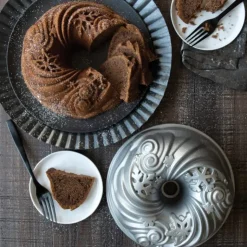 NORDIC WARE Moule à Gâteau Bundt Let It Snow Silver New