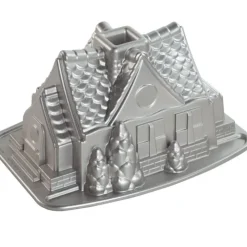 NORDIC WARE Moule à Gâteau Bundt Maison Silver
