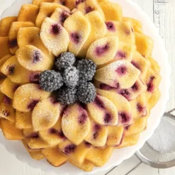 NORDIC WARE Moule à Gâteau Bundt Pétales de Fleur Toffee Best