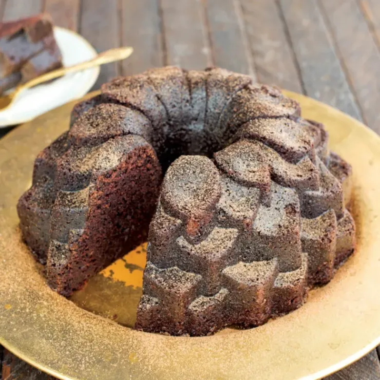 NORDIC WARE Moule à Gâteau Bundt Pétales de Fleur Toffee Best