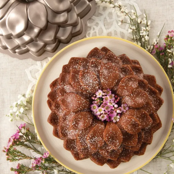 NORDIC WARE Moule à Gâteau Bundt Pétales de Fleur Toffee Best