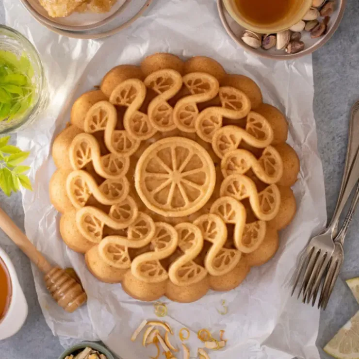 NORDIC WARE Moule à Gâteau Citron Toffee New