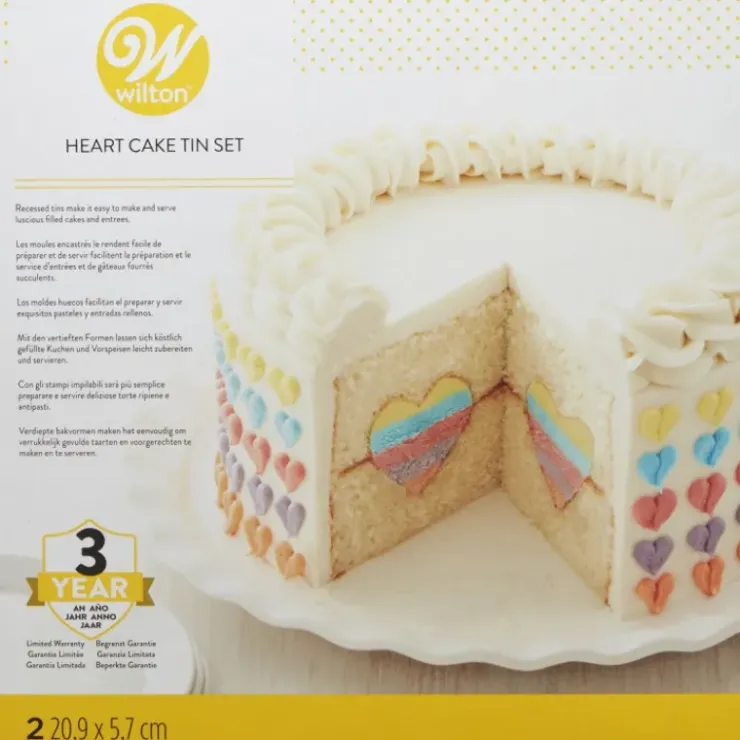 WILTON Moule à gâteau fourrage Coeur Best