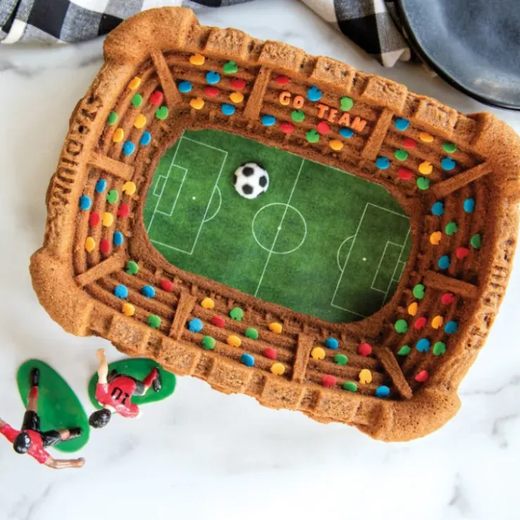 NORDIC WARE Moule à Gâteau Stade Pro Cast