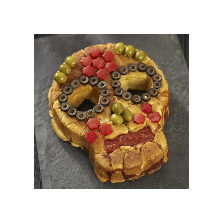 WILTON Moule à Gâteau Tête de Mort 24.3x30.2x4 cm